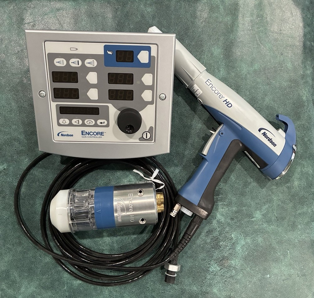 Nordson Encore HD Gun, Screen, Pump And Interface Cable