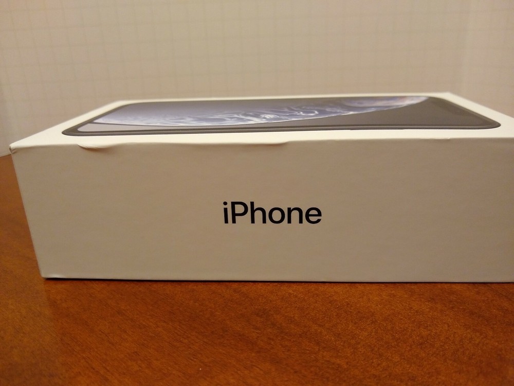 Apple IPhone XR 128Gb EMPTY BOX ONLY with Apple Stickers Inserts INCLUDED