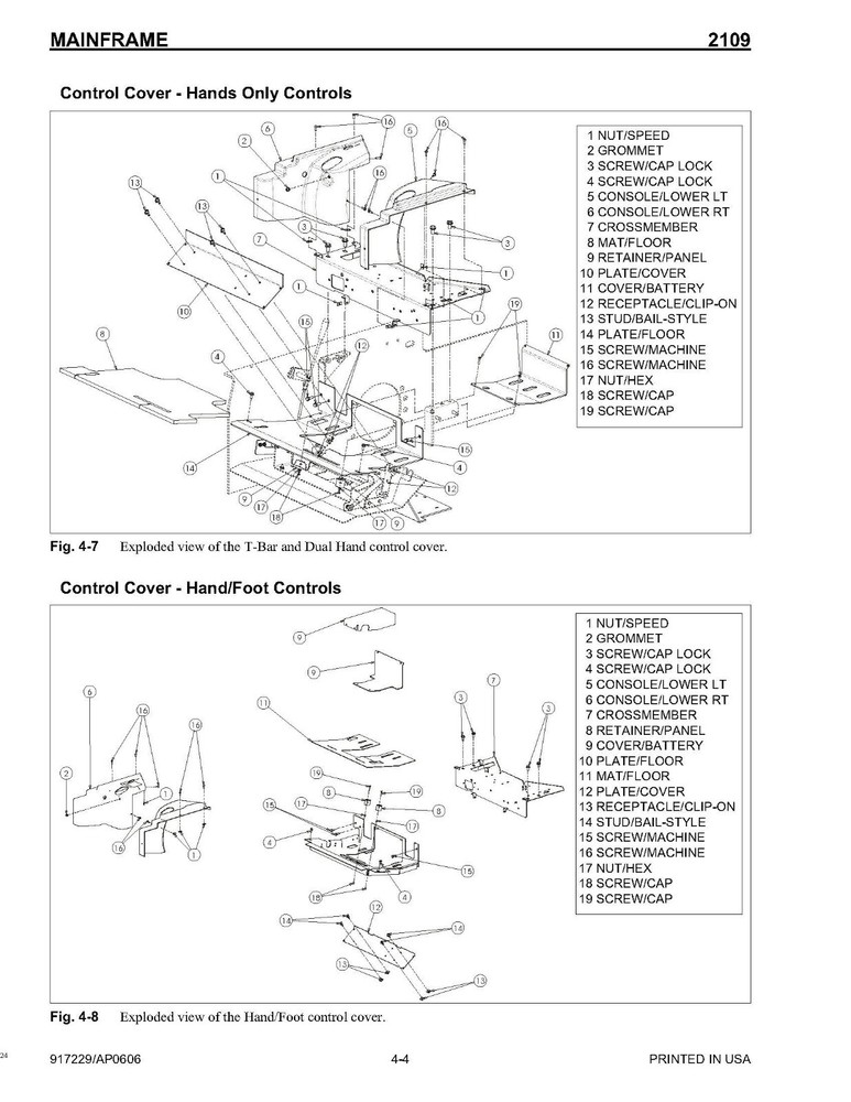 2109 Skid Loader Technical Workshop Manual Mustang 2109