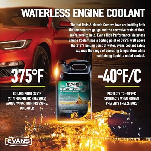 High Performance Waterless Engine Coolant - 128 fl. oz. for Optimal Cooling