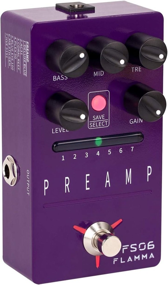 Powerful Preamp Pedal with Cabinet Simulation