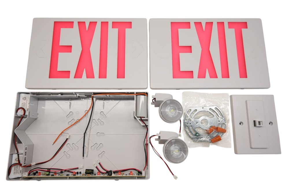 Cooper APCH7R Thermoplastic Exit/Emergency Light Kit NOS