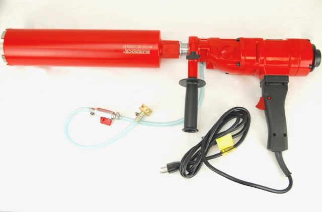 BLUEROCK ® TOOLS 4Z1 CONCRETE CORING DRILL 2 SPEED & 1"-4" Core Bit Set