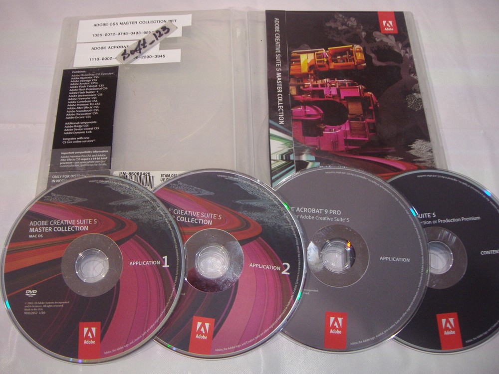 Adobe Creative Suite 5.5 CS5.5 Master Collection For MAC OS Full DVD Version