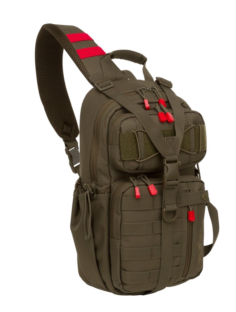 Fieldline Pro Roe Range Bag - Green Polyester, Soft Sling Case, Unisex