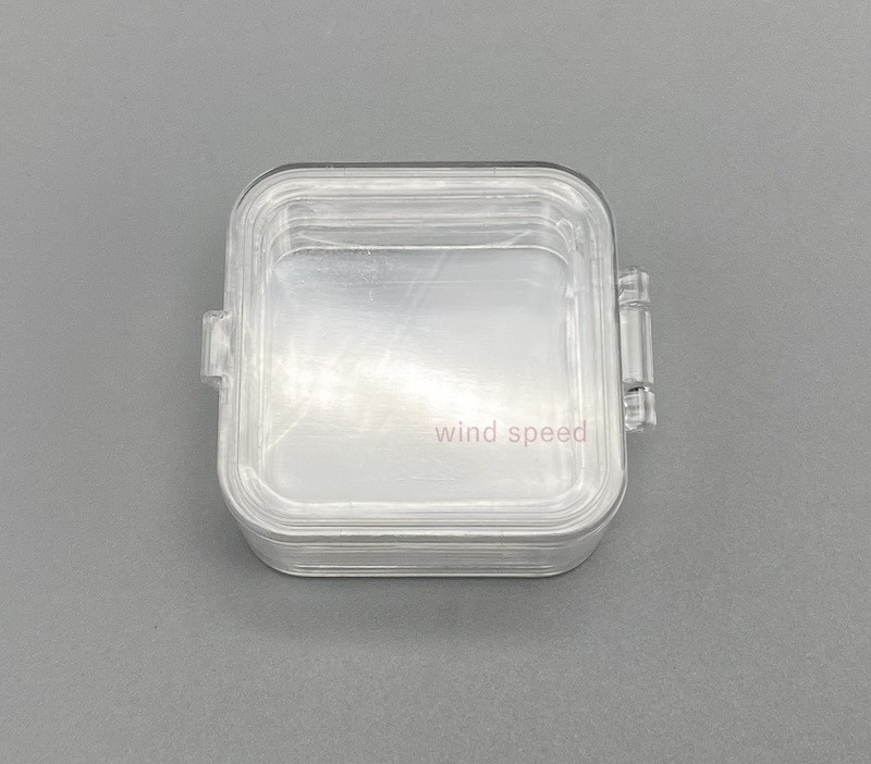 10Pcs Hinged Display Box Clear Membrane storage Boxes Denture False Teeth Case