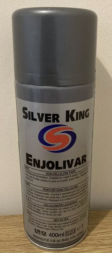 400ml Autosmart Silver King 400ml Silver Paint
