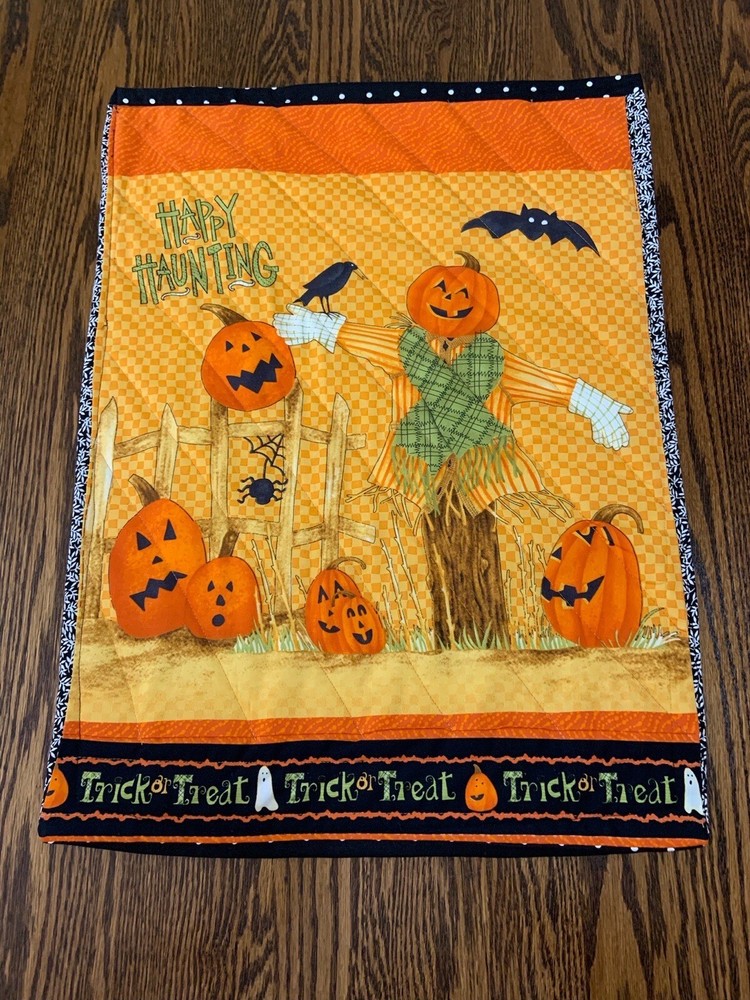 Handmade quilted table topper