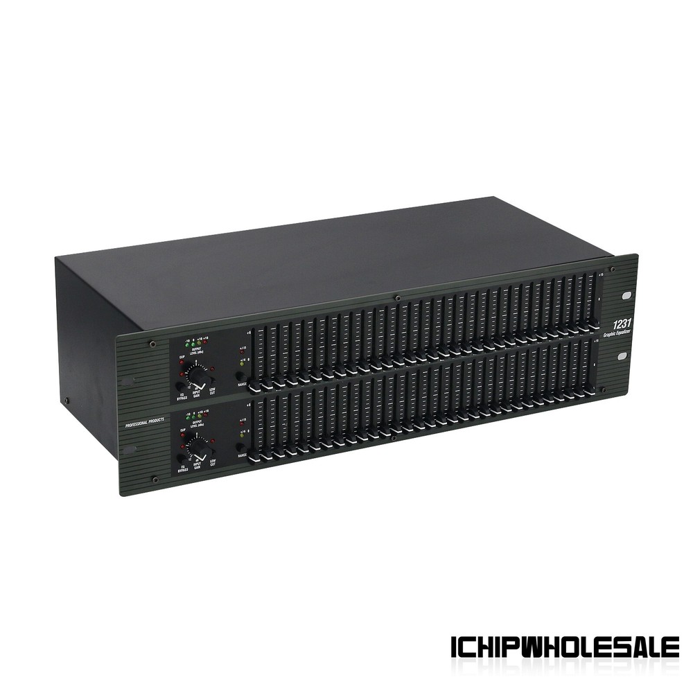 DBX 1231 Audio Equalizer Dual 31 Band IC Chip Control Solid Core Pure Copper