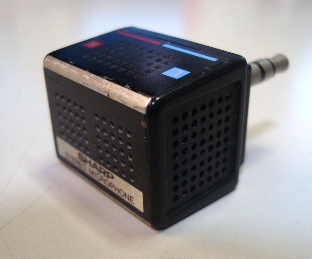 Sharp STEREO MICROPHONE 3.5mm FOR CASSETTE RECORDERs (1068C,C)