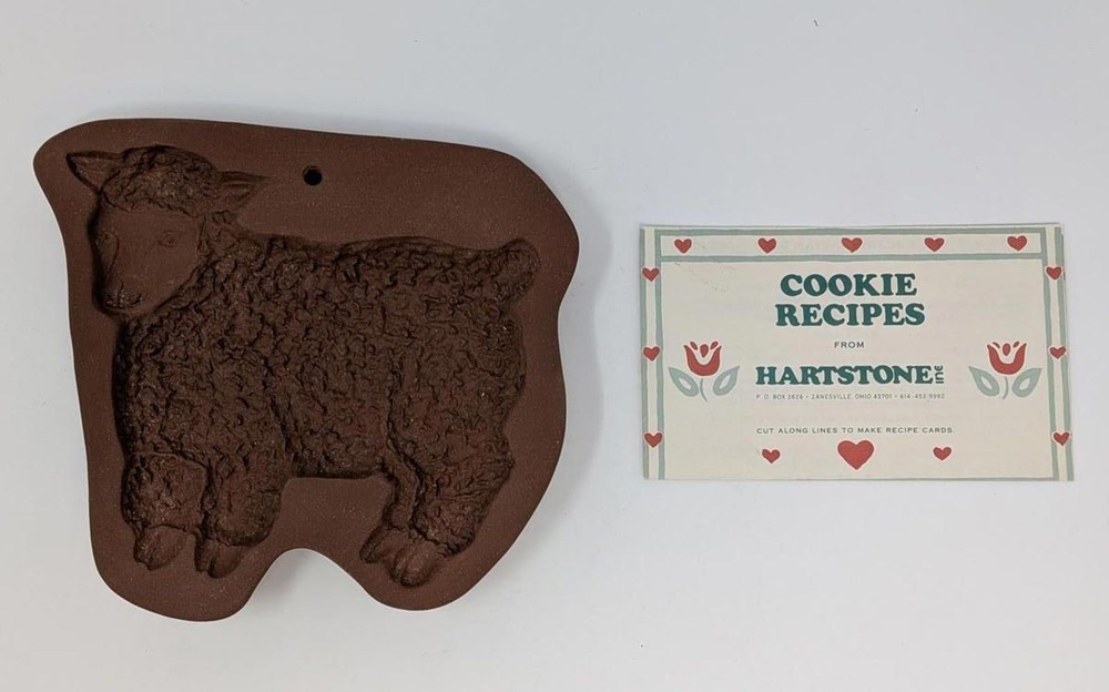 Hartstone Stoneware Little Lamb Cookie Mold