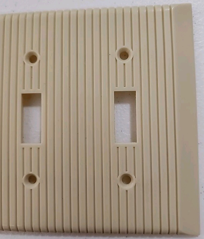Vintage Ivory Light Switch Cover Double Light Switch Cover Ivory