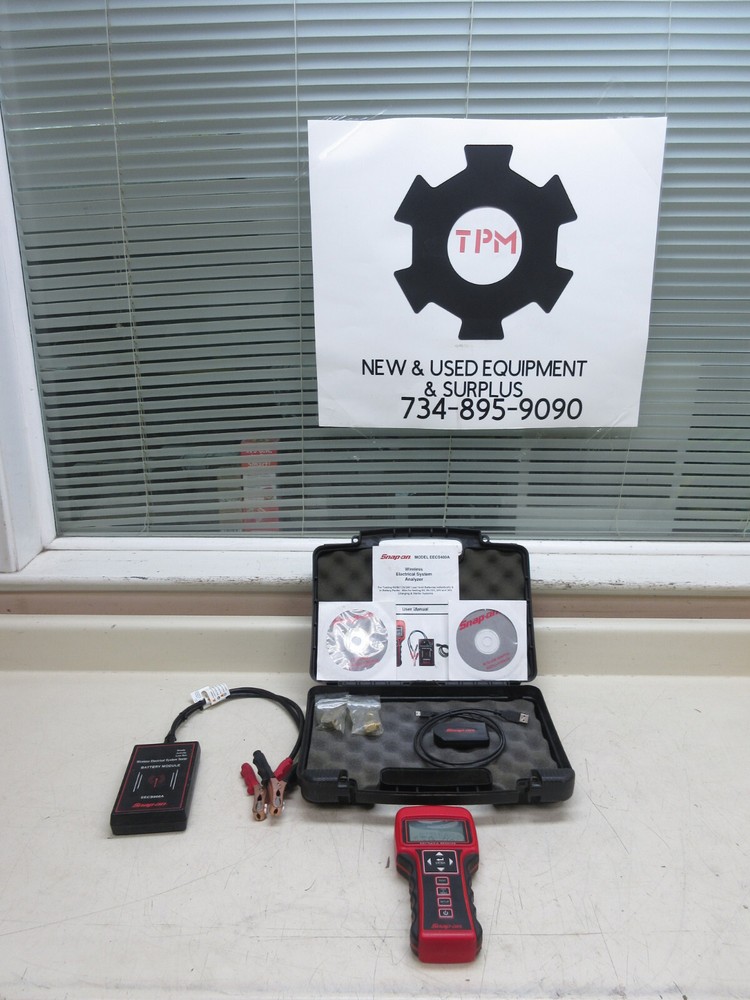 Snap On EECS400A Wireless Electrical Battery System Analyzer w/ Case Used