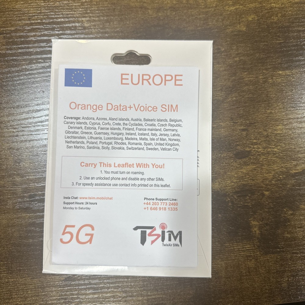 5G Pre Loaded Mobile Data SIM Card Social Media, Web Browsing 12 GB