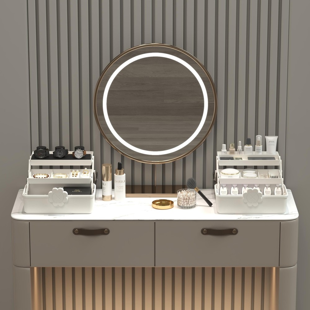 3-Layer Plastic Dividing Storage Box，Multifunctional Plastic Tool Box wit