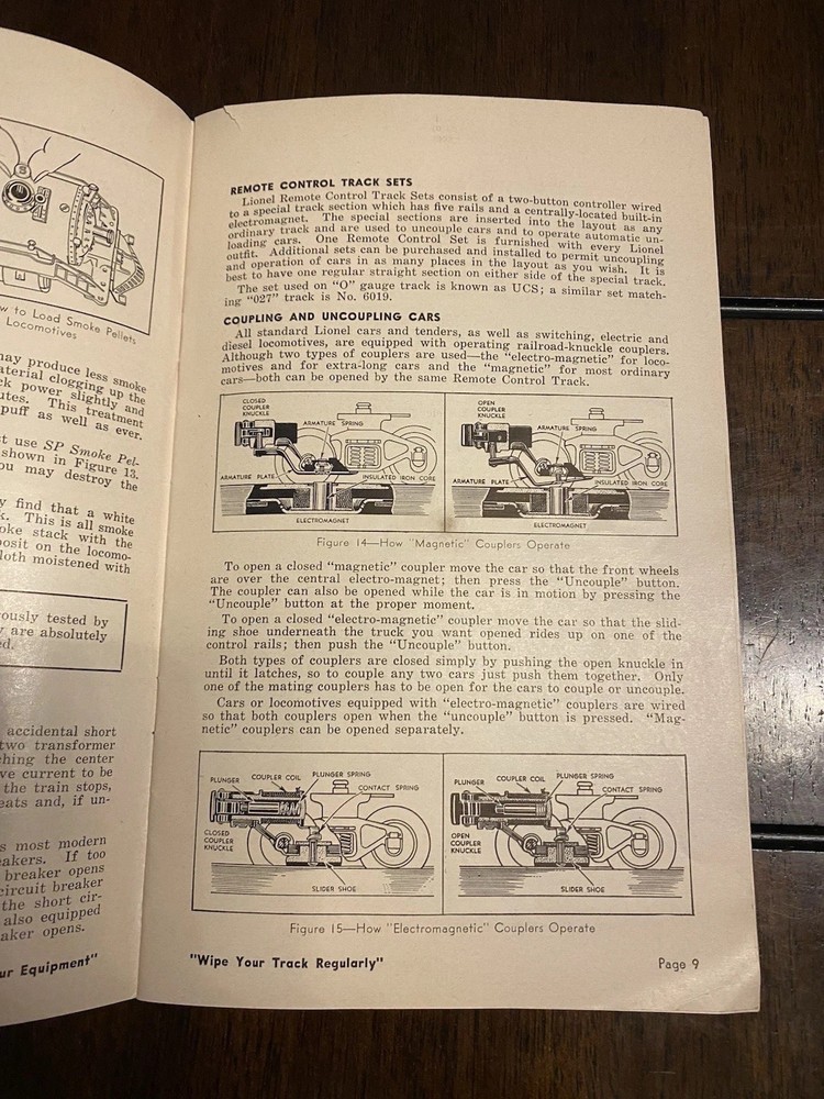 1950 Instructions For Assembling And Operating Lionel Trains Book - No Writing