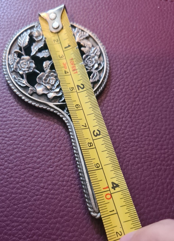 Vanity Mirror with Roses approx 11cm