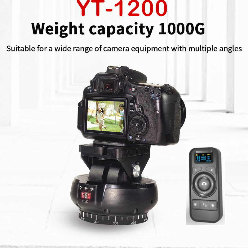 YT-1200 Remote Pan Tilt Motorized Auto Panoramic Head Remote Control Stabilizer