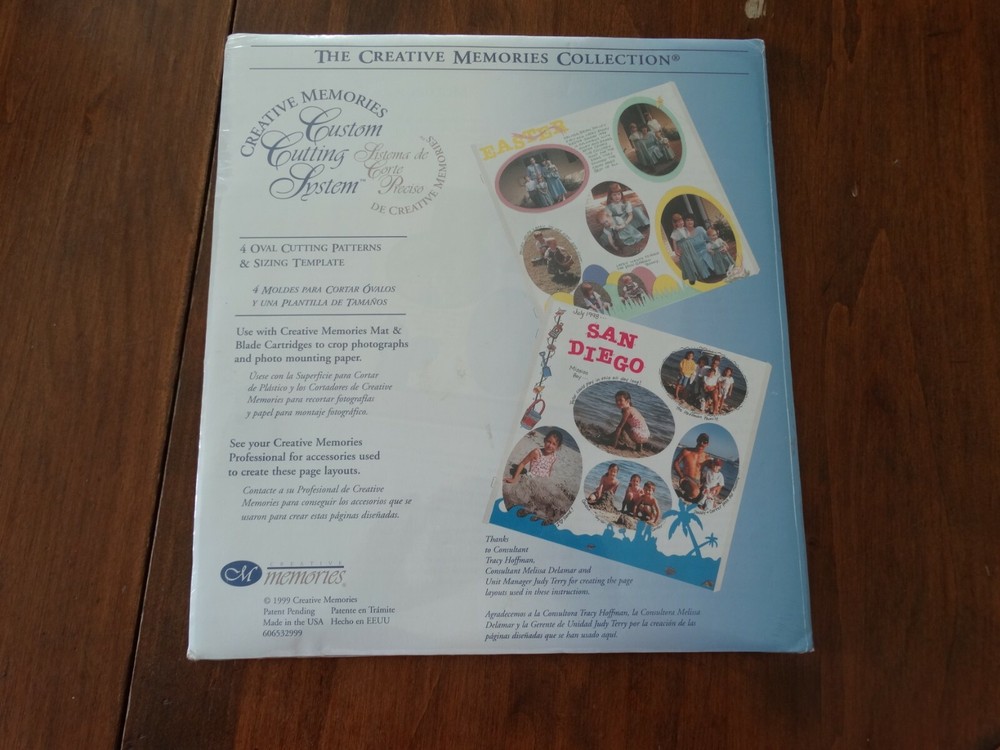 New CREATIVE MEMORIES  OVAL CUSTOM CUTTING SYSTEM