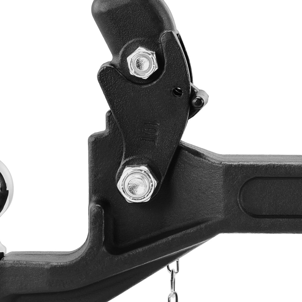 Pintle Hitch 2 inches Receiver Hook for 2.5 to 3 inches Lunette Ring 16000 lbs