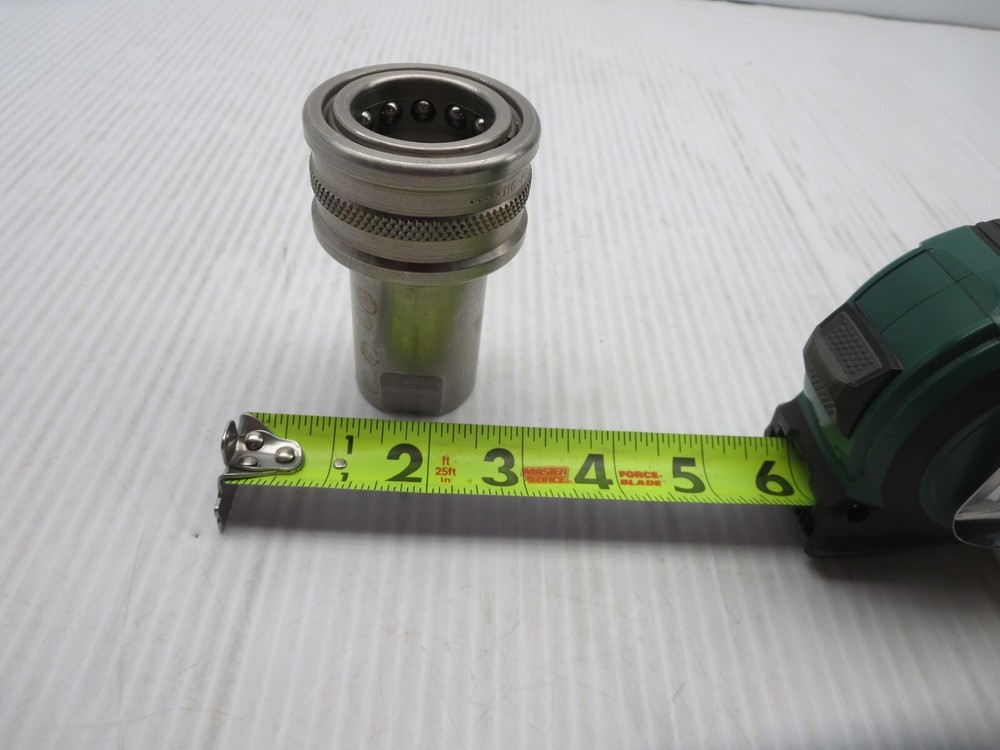 Foster Mfg. H6 Quick Disconnect Coupling Stainless See Description Used