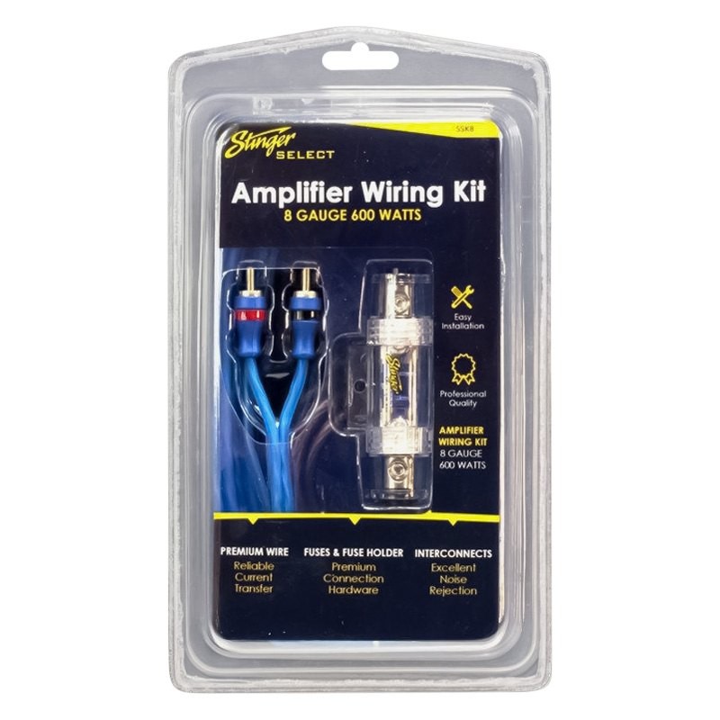 Stinger 8 AWG Amplifier Wiring Kit