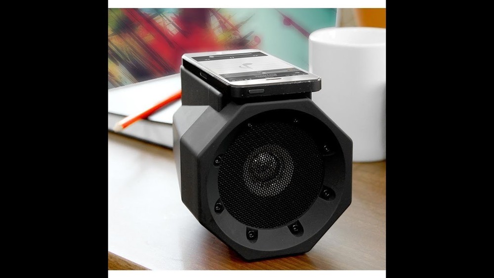 Tectron #HT707 Black Touch Speaker Rechargeable No Cables No Pairing EUC