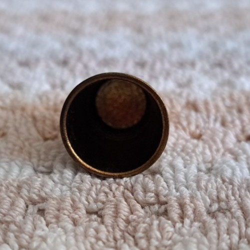 Antique TOLEDO Brass Sewing Thimble Spain