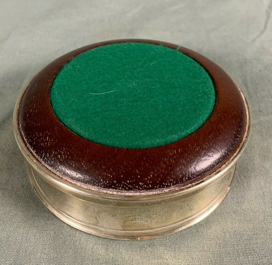 Solid Silver Hallmarked Bottle Coaster by Carrs of Sheffield 2009