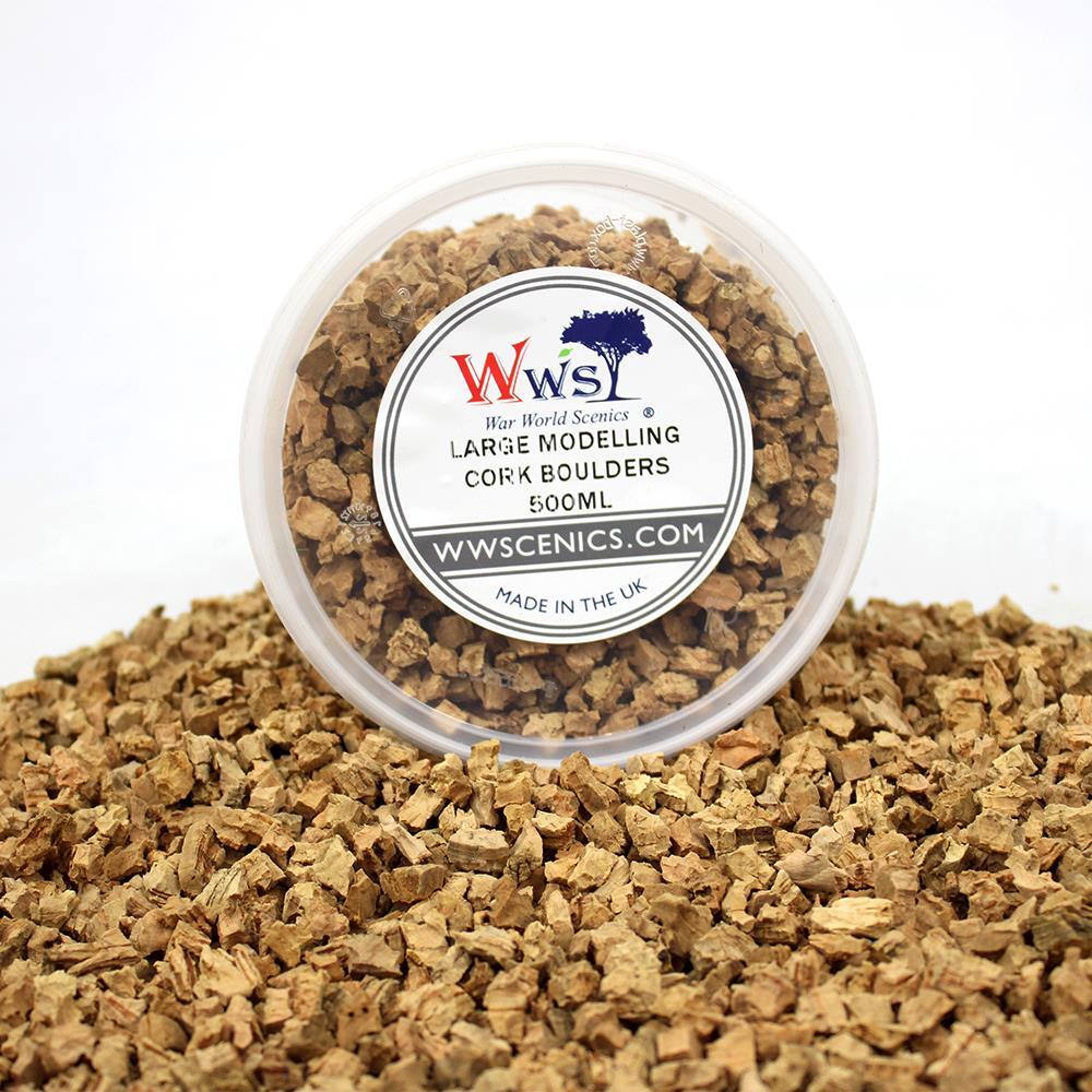 Large Modelling Cork Boulders | Wargame Scenery & Basing Material