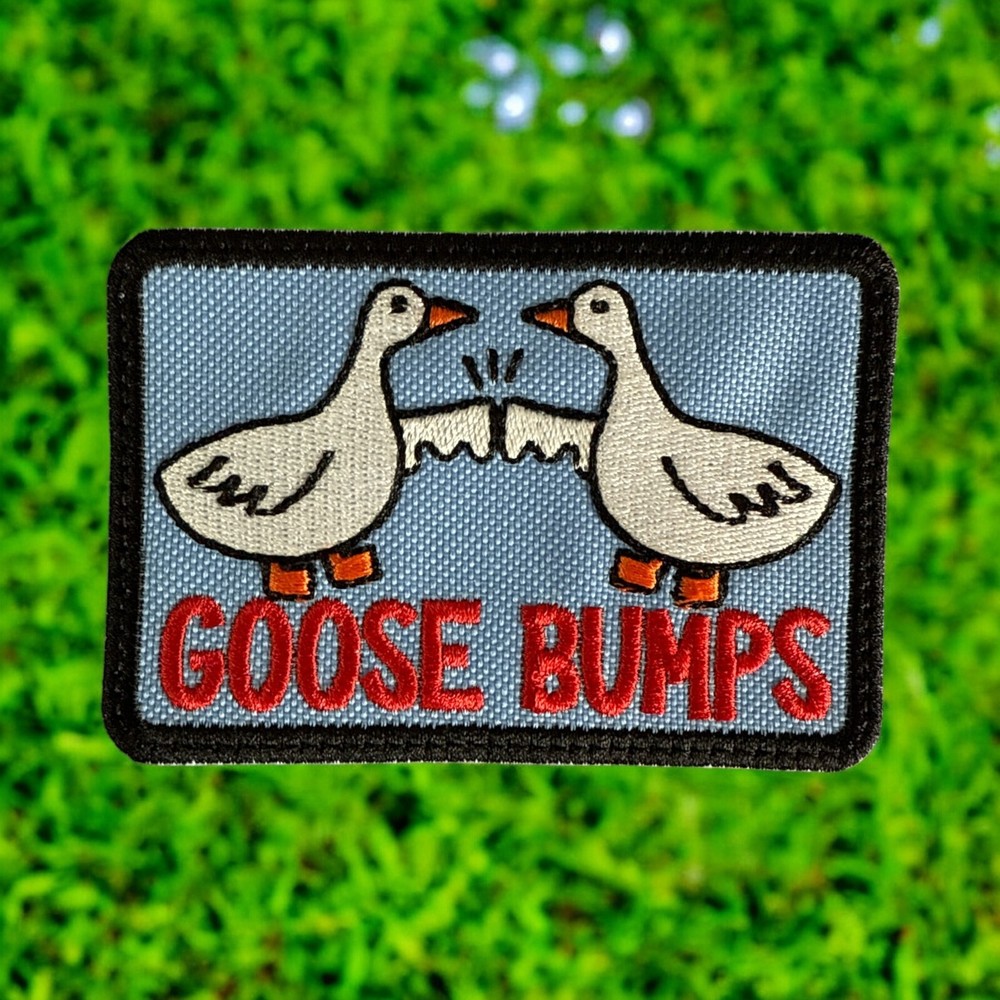 Goose Bumps Embroidery Patch Multi Sizes