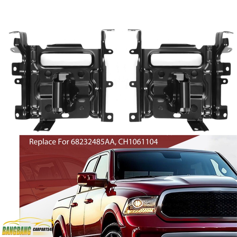 BUMPER BRACKET FRONT LEFT & RIGHT FITS 2013-2023 RAM 1500 #68232485AA