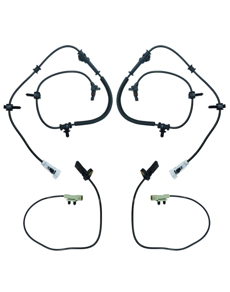 ABS Wheel Speed Sensor Front Rear Left Right Replacement for Commander 2006-2...