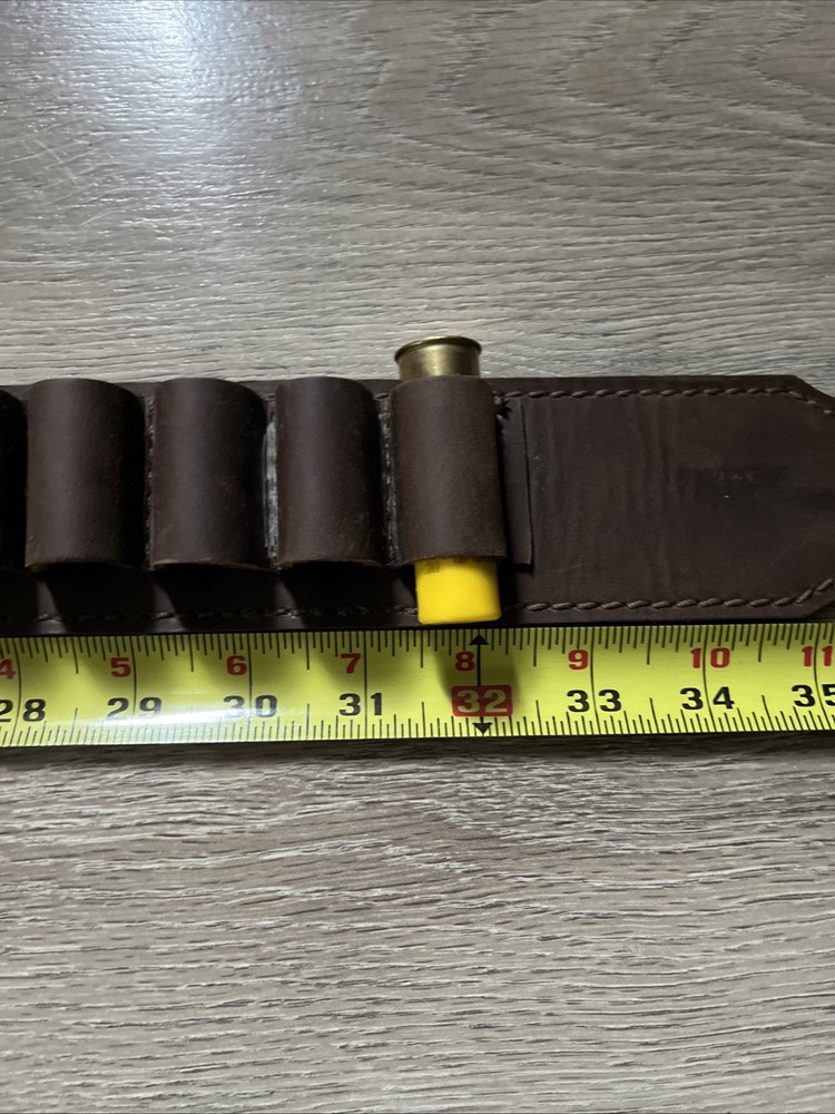 20 Gauge Leather Shot Shell Belt