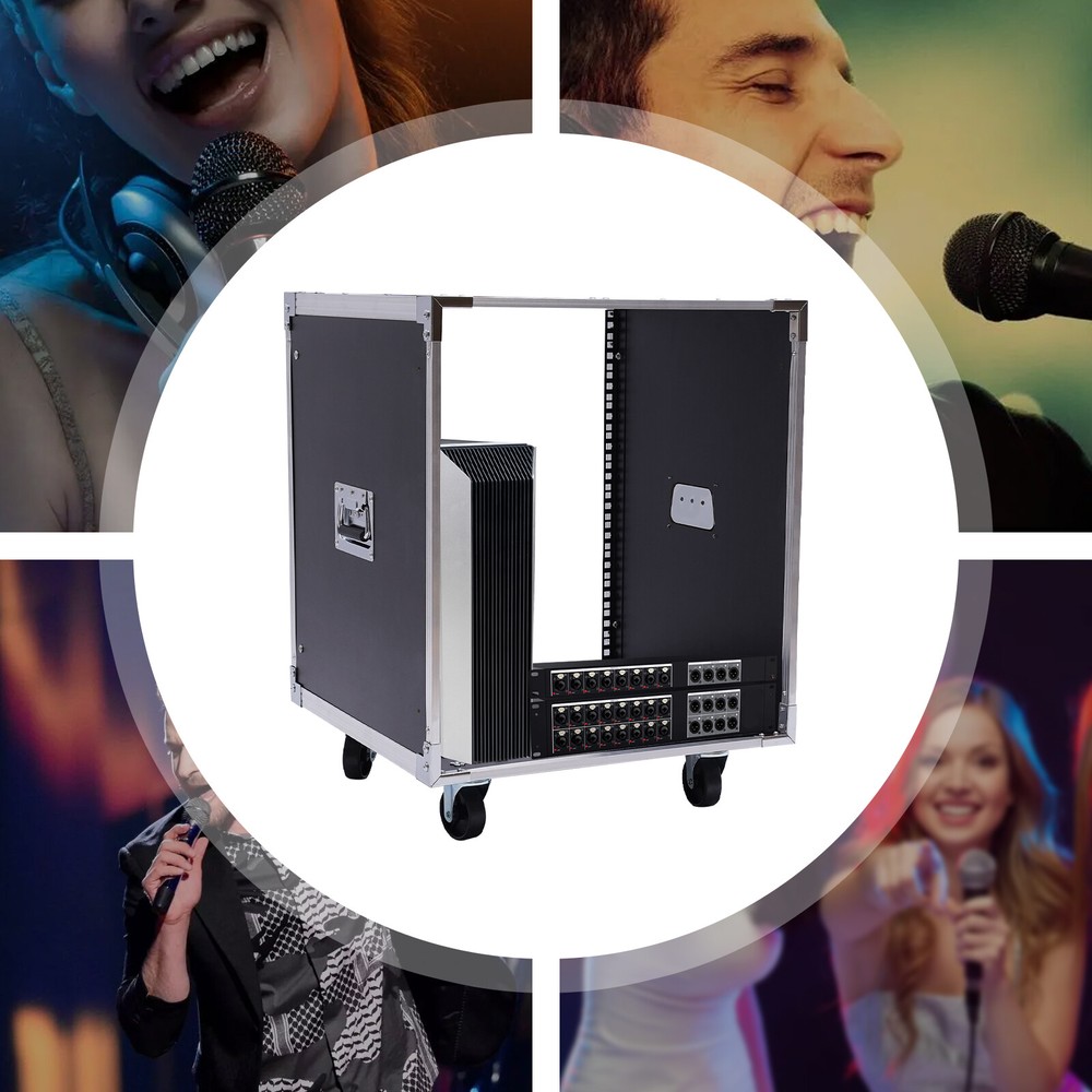 12U Mobile Server Network Equipment Data Cabinet Rack Enclosure Rack Open Frame