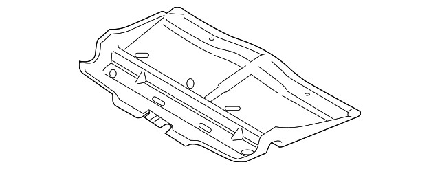 Genuine Ford Floor Pan Splash Shield ML3Z-7222-E
