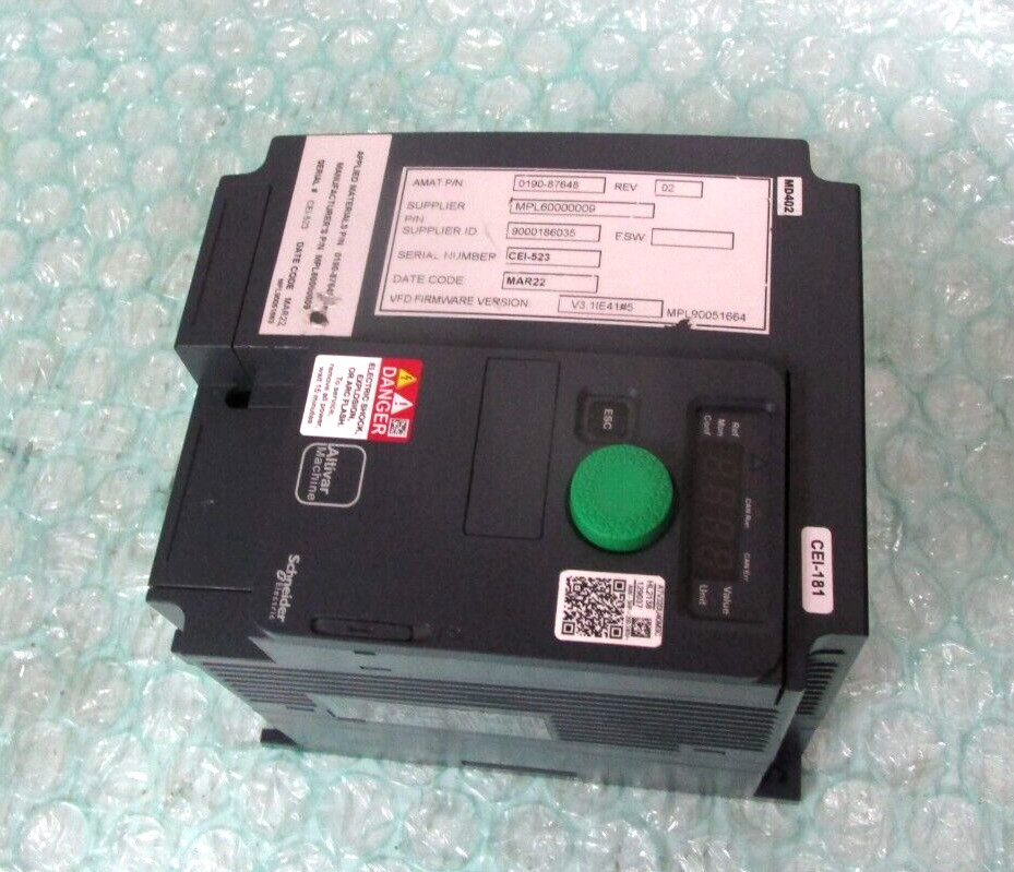 Schneider Electric Controller Panel 0190-87648