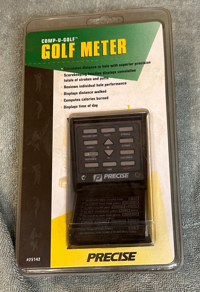 Comp-U-Golf Electronic Golf Meter - Measures Distance, Keeps Score, etc. - New
