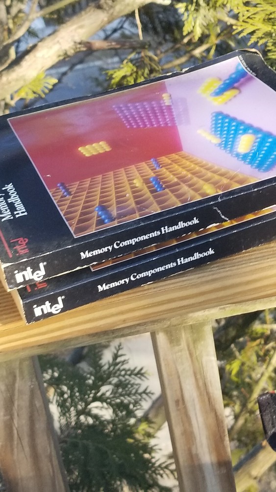 1 OR 2 VINTAGE ELECTRONICS BOOKS 1987 INTEL MEMORY COMPONENTS HANDBOOK