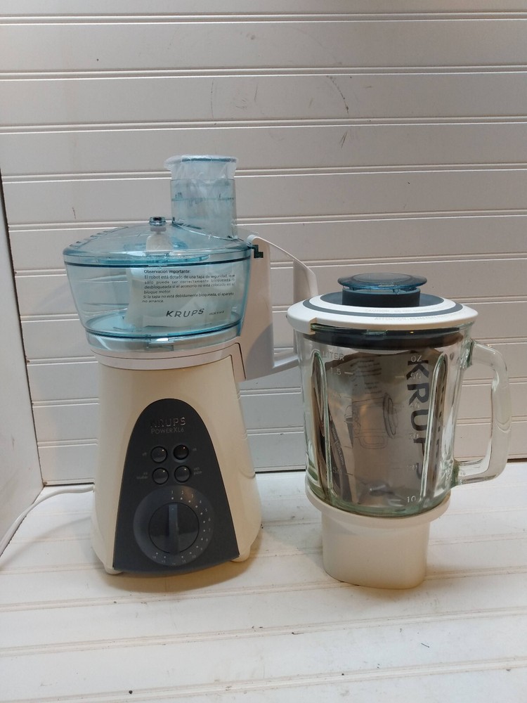 Krups PowerXL6 Combi 50 oz Blender Variable Speed & Food Processor Attachment