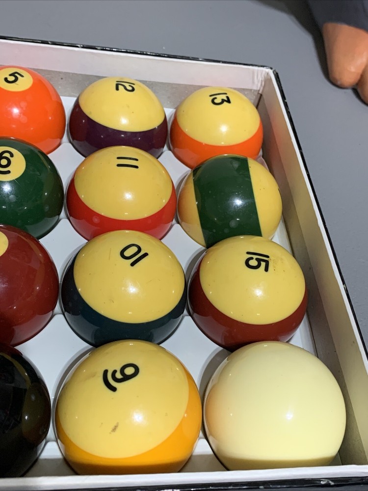 Vintage Billiard Pool Balls 2 1/4"