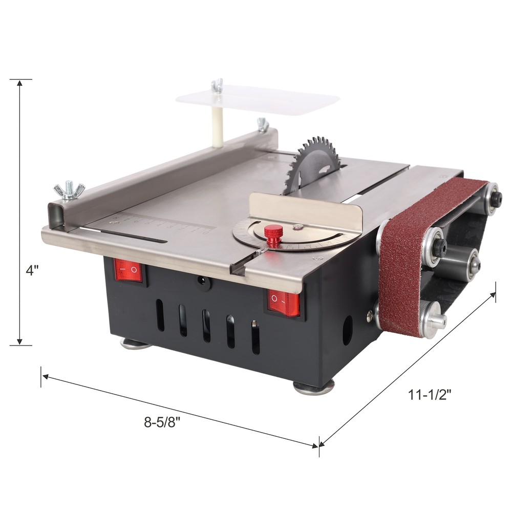 Multi-Function Mini Saw and Belt Sanding Angle Adjustable 30MM Cutting Depth