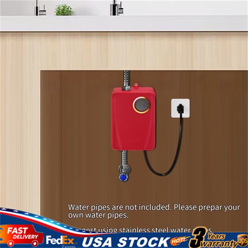 3000w Electric Water Heater Portable Instant Water Heater Under the Sink Basin