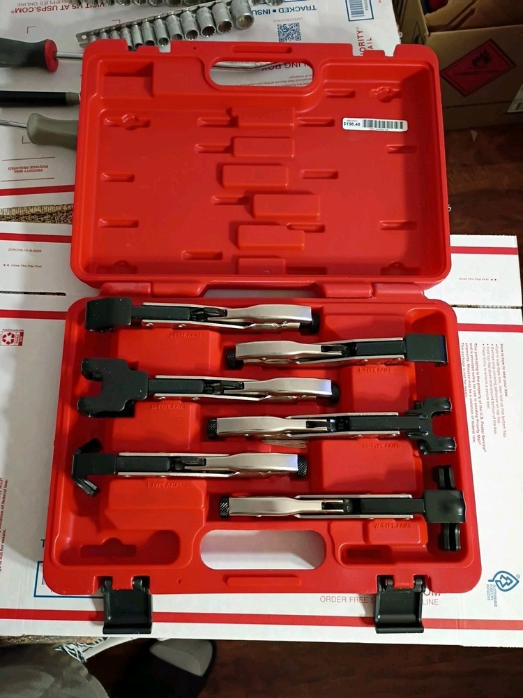 New! VIM Adjustable Side Lock Set Welding Pliers w/ Push Button Release 6 Pc