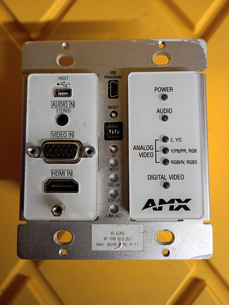 AMX FG1010-325-WH DXLink Multi-Format Transmitter. Removed From A Working System