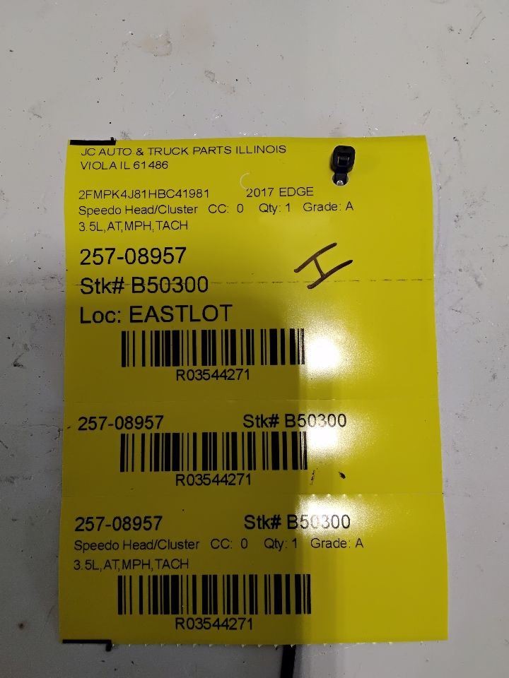 Speedometer Cluster MPH Fits 16-18 EDGE 3544271