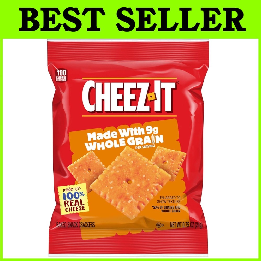 Real Cheese Crackers, 175 Individually Wrapped=