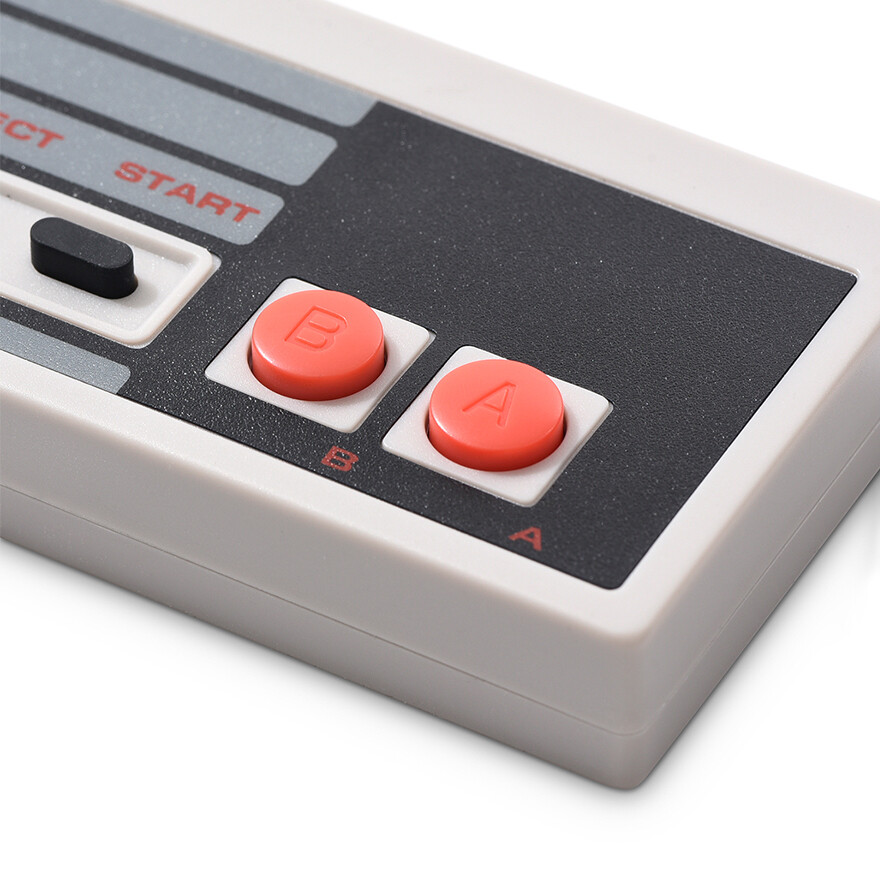 2Pack 2.4 GHz Wireless / Wired USB NES Controller Joystick for Windows PC Mac