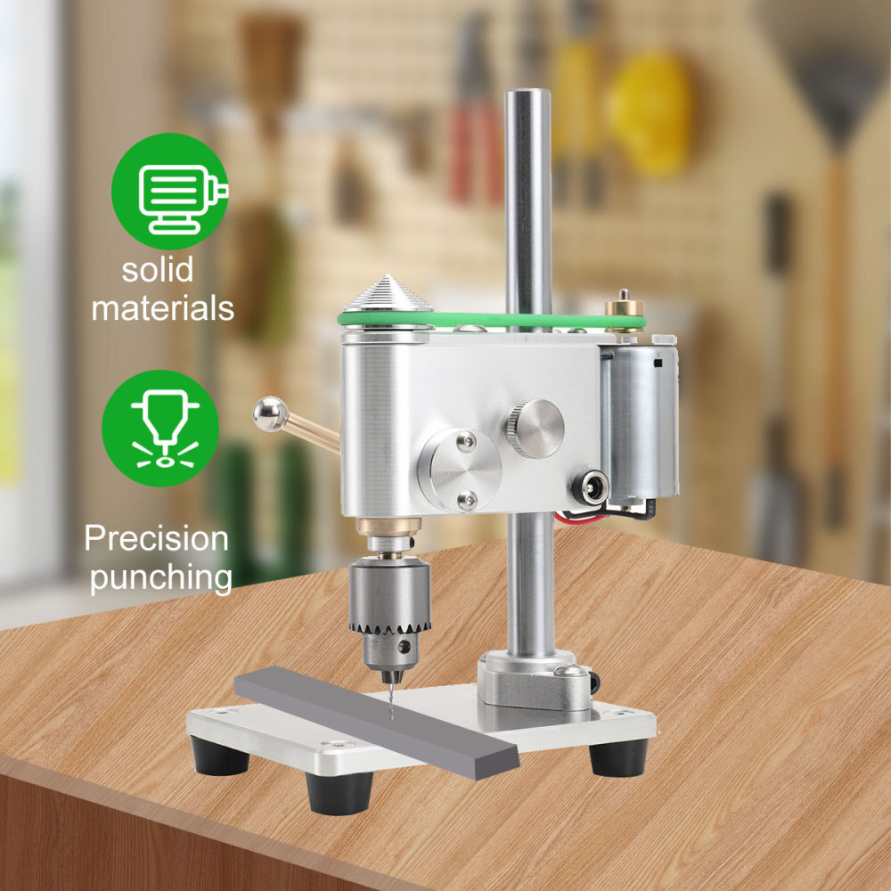 Mini Drill Press Precision CNC Table Milling Machine Portable Benchtop Driller