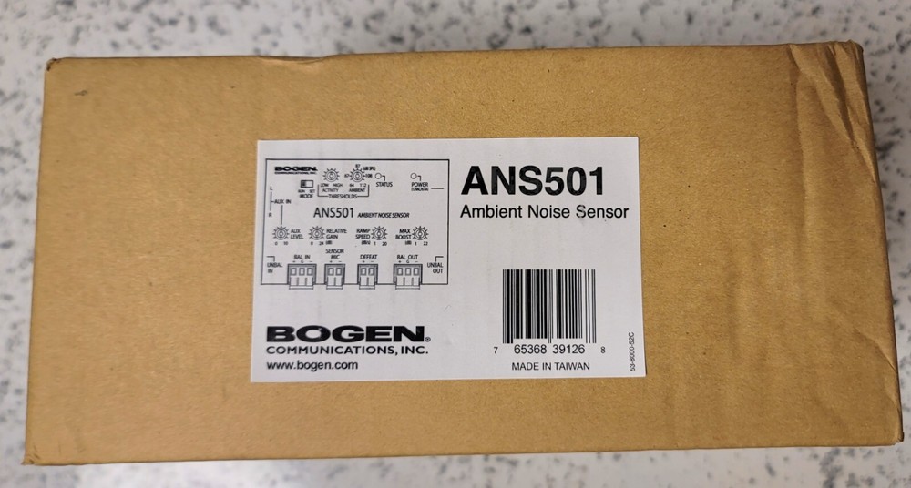 NEW - BOGEN ANS501 - Ambient Noise - Sensor Microphone Power Supply